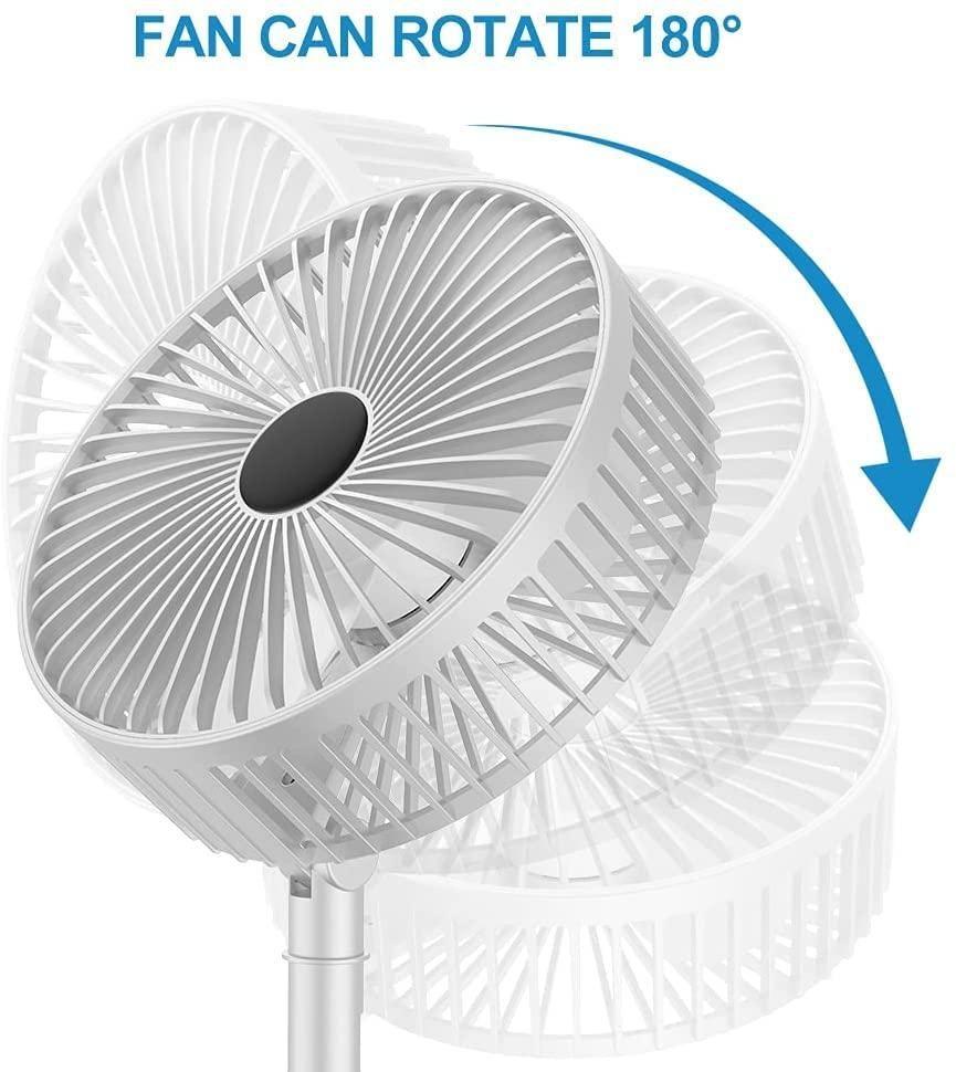 Powerful Rechargeable Table Fan - Instagrab.Shop Powerful Rechargeable Table Fan