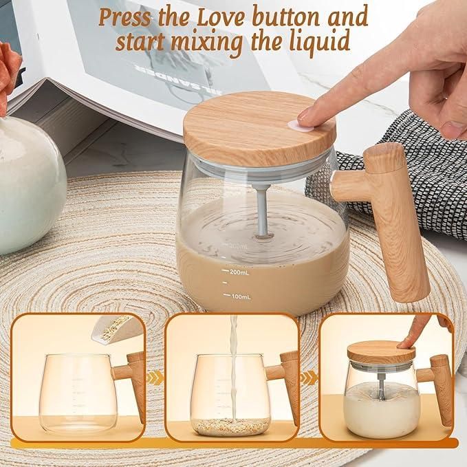 Automatic Coffee Mixing Cup 400ml - Instagrab.Shop Automatic Coffee Mixing Cup 400ml