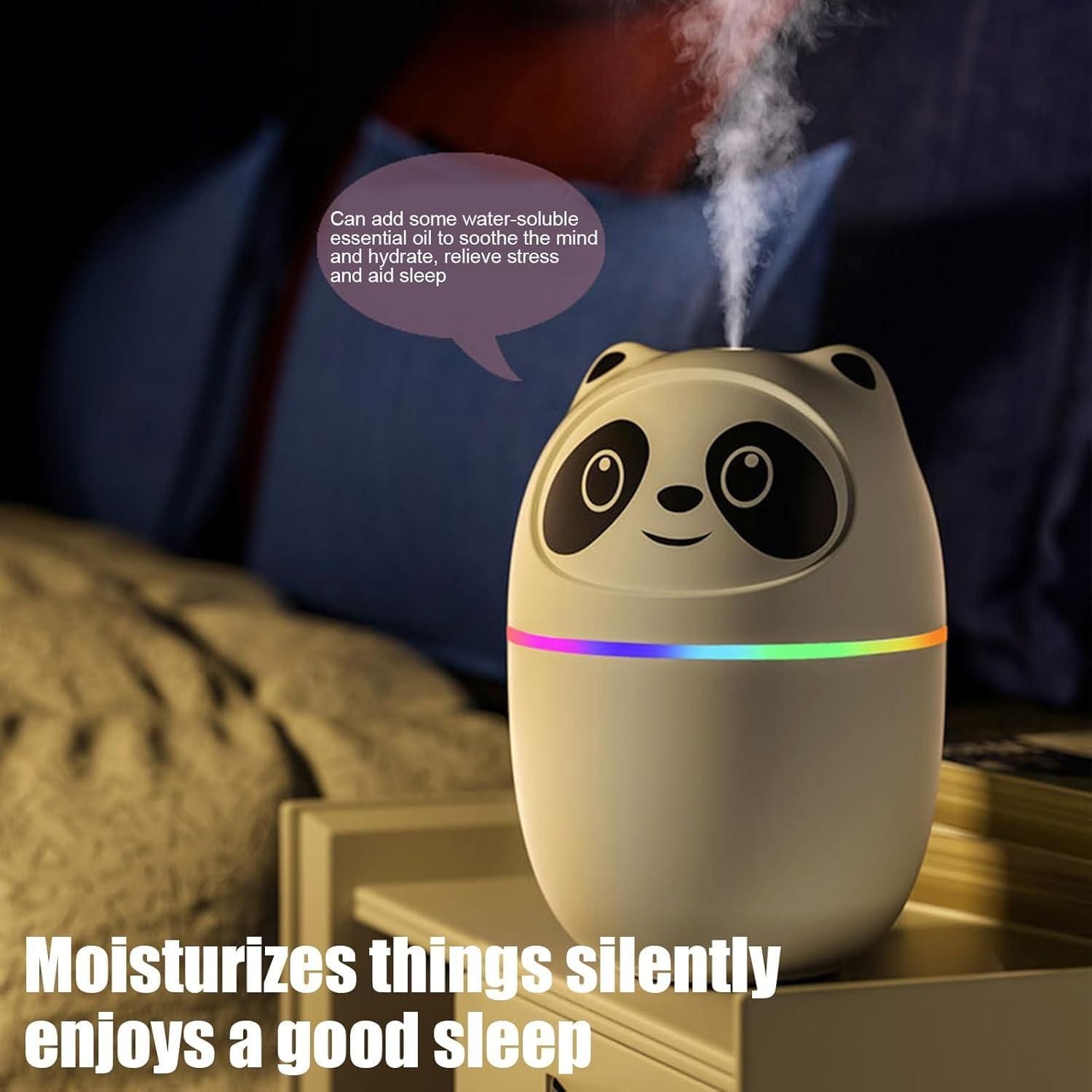 Mini Cute Panda Cool Mist Humidifier for Room Moisture - Instagrab.Shop Mini Cute Panda Cool Mist Humidifier for Room Moisture
