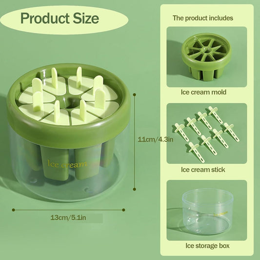 Ice Pop Mould - 8 Pieces - DIY