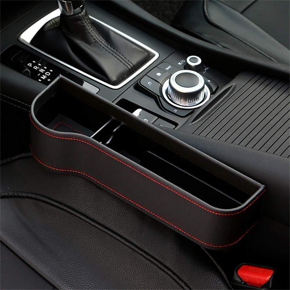 Seat Pockets PU Leather Car Console Side Organizer with Assorted Colour Pack of 2 - Instagrab.Shop Seat Pockets PU Leather Car Console Side Organizer with Assorted Colour Pack of 2