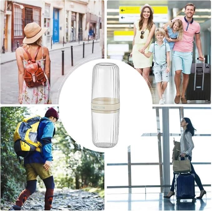 Portable Toothbrush Storage Box Pack of 2 - Instagrab.Shop Portable Toothbrush Storage Box Pack of 2