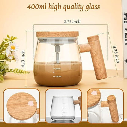 Automatic Coffee Mixing Cup 400ml - Instagrab.Shop Automatic Coffee Mixing Cup 400ml