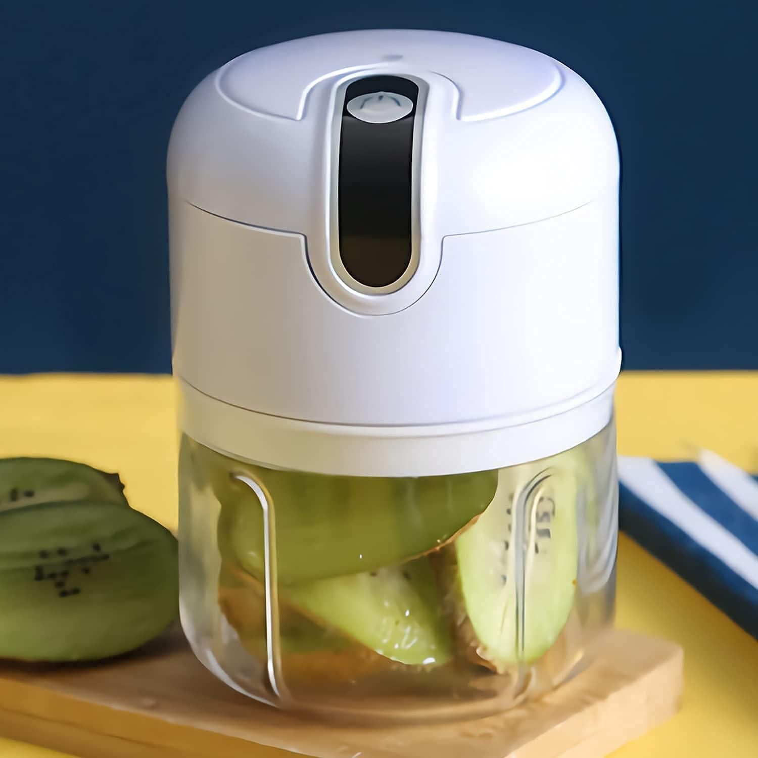 Mini Electric Meat/Garlic Chopper Portable Food Processor - Instagrab.Shop Mini Electric Meat/Garlic Chopper Portable Food Processor