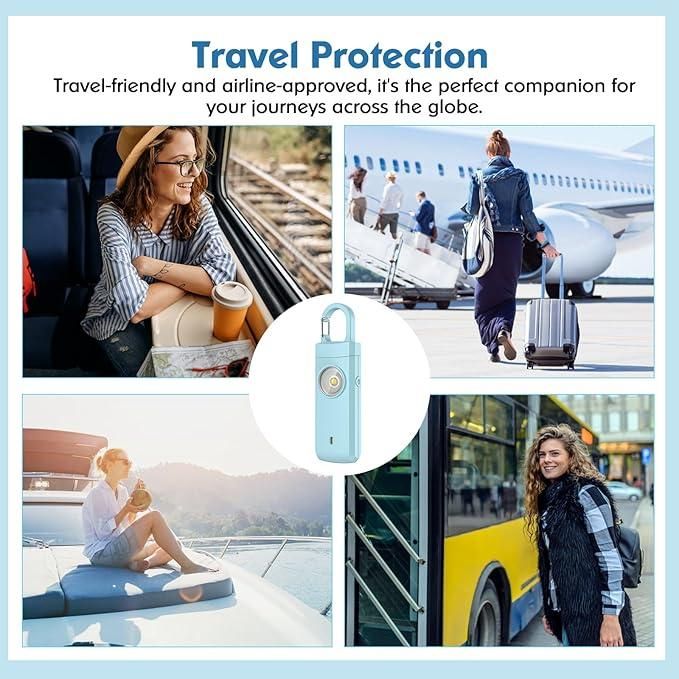Rechargeable Personal Safety Alarm for Women - Instagrab.Shop Rechargeable Personal Safety Alarm for Women
