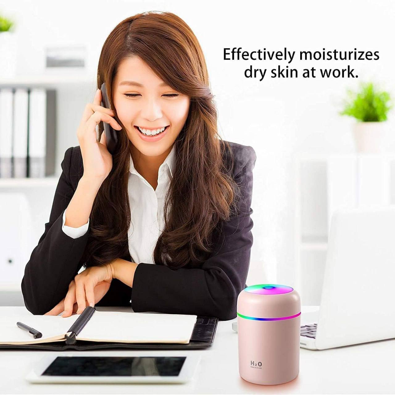 H2O Mini Portable Humidifier with LED Lights and Ultrasonic Cool Mist for Car, Home and Office - Instagrab.Shop H2O Mini Portable Humidifier with LED Lights and Ultrasonic Cool Mist for Car, Home and Office