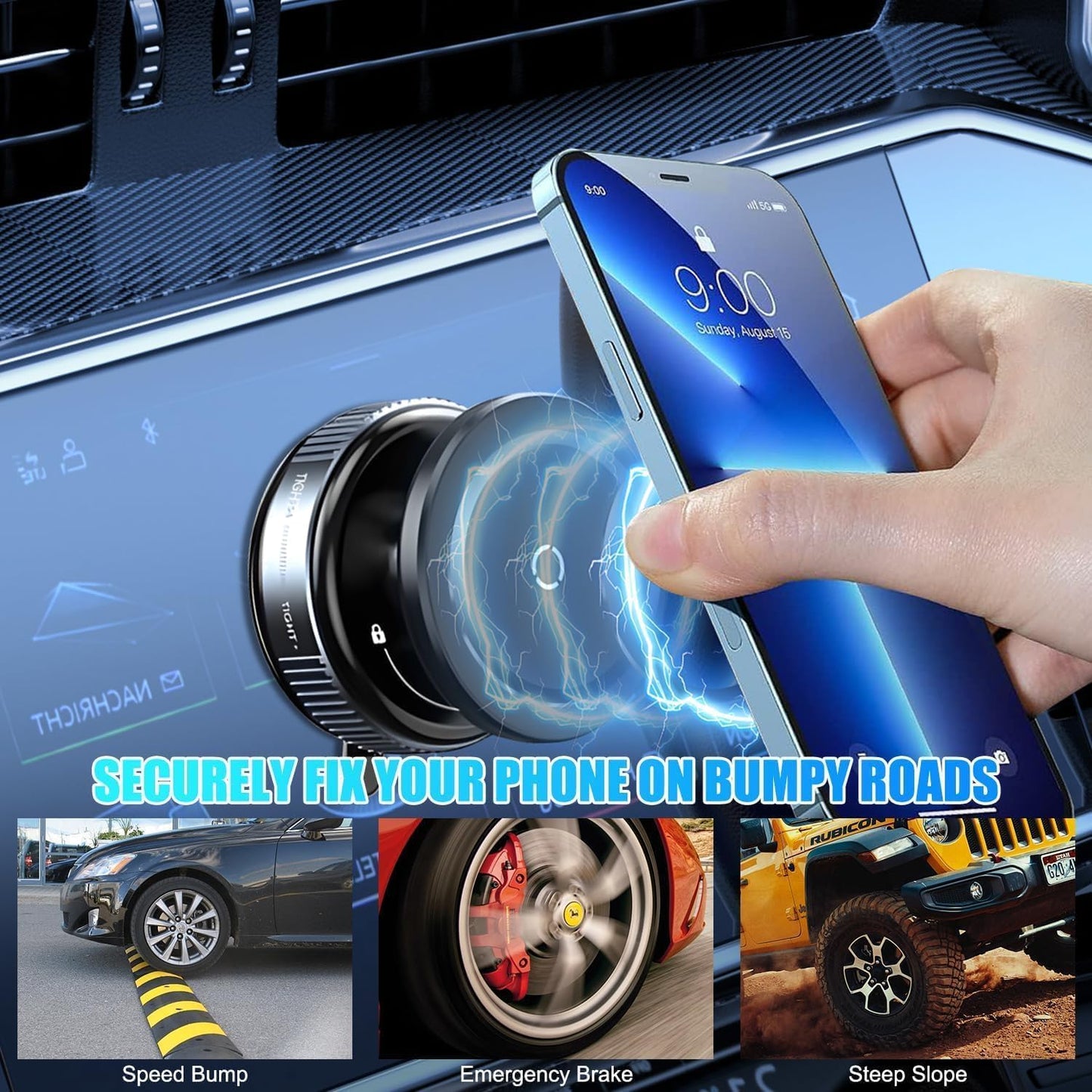 Vacuum Magnetic Phone Stand