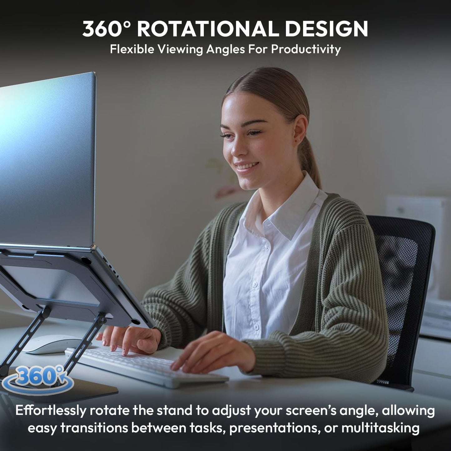 360° Rotating Laptop Stand